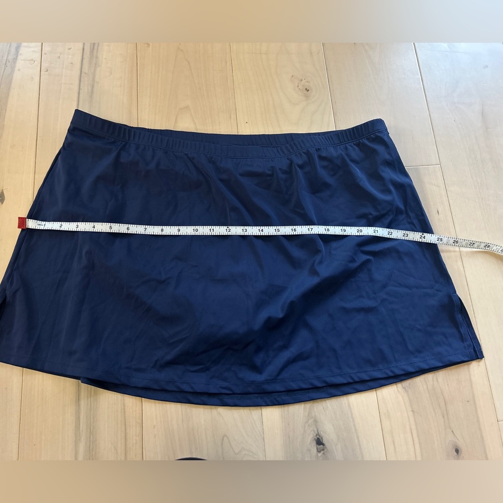 NWOT Swimsuits For All Skirt With Attached Bottoms Navy - Picture 5 of 8